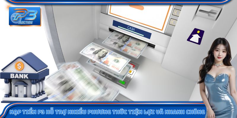 Nạp tiền P3 hỗ trợ nhiều phương thức tiện lợi và nhanh chóng